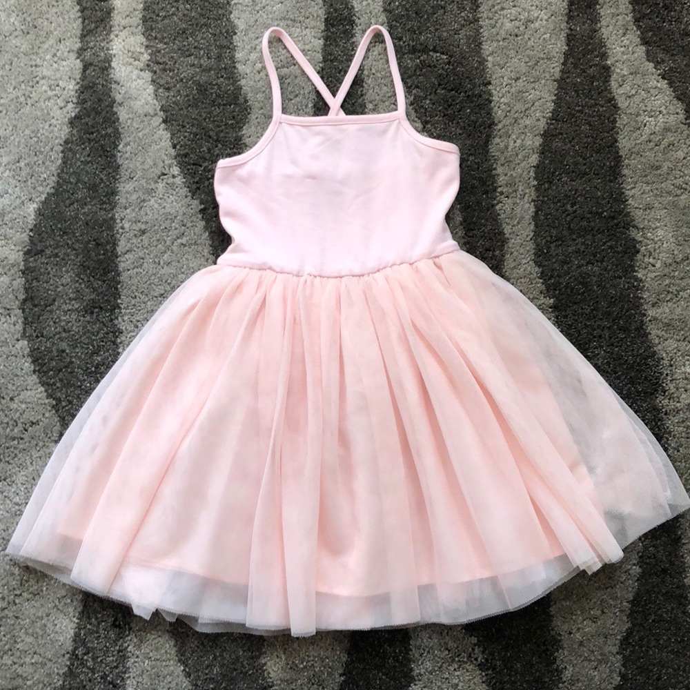 Zunie Girls Jersey and Tulle Dress